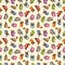 Seamless football pattern