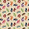 Seamless football pattern