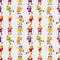 Seamless football pattern