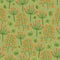Seamless forest berries pattern background