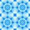 Seamless fractal based tile with a flower or mandala design