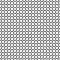 Seamless fractal halftone circles pattern. Truchet curved tiled background. Geometric irregular backdrop