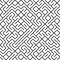 Seamless fractal line maze pattern. Truchet tiled labyrinth background. Geometric irregular backdrop