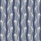 Seamless French country kitchen stripe fabric pattern print. Blue white vertical striped background. Batik dye provence
