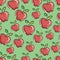 Seamless Fresh apple Pattern colorful