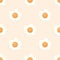 Seamless fried egg cartoon pattern