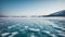 Seamless Frozen Lake Wallpaper - Winter Tranquility