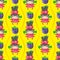 Seamless Fruity patterns series