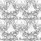 Seamless garden pattern