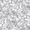 Seamless garden pattern