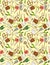 Seamless gardening pattern