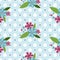 Seamless gentle floral pattern