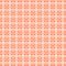 Seamless geometric background of intersecting circles white on orange background