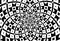 Seamless geometric black white monochrome pattern background . Illustration design