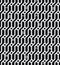 Seamless geometric black and white pattern Network background Wickerwork Decorative endless texture for design textile