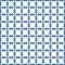 Seamless geometric blue square pattern in modern style. Repeating linear texture for wallpaper, packaging, banner.