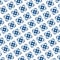 Seamless geometric blue traingle pattern in classic style. Repeating linear texture for wallpaper, packaging.