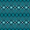 Seamless geometric blue and white pattern with complex zigzag