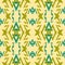 Seamless geometric composite pattern of multiple complex shapes