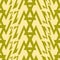Seamless geometric composite pattern olive and muted yellow colo
