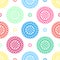 Seamless geometric floral pattern vector background design abstract art with oriental Arabic flower looking colorful shapes