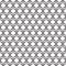 Seamless geometric hexagonal chain link pattern