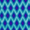 seamless geometric ikat embroidery on blue background