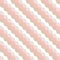 Seamless geometric pattern. Background with waves in color live coral.