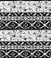 Seamless geometric pattern. Ethnic aztec tropical tribal floral flowers background