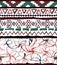 Seamless geometric pattern. Ethnic aztec tropical tribal floral flowers background