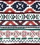 Seamless geometric pattern. Ethnic aztec tropical tribal hand drawn background