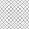 Seamless geometric pattern with gears. Black and white techno background