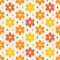 Seamless geometric pattern, ikat fabric style.