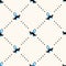 Seamless geometric pattern with mustache, blue ribbon and polka dot. November awareness month symbol, vector