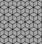 Seamless geometric pattern.Repeatinf offset outlines.