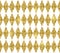 Seamless geometric pattern of rhombuses. Gold glitter texture.