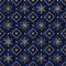 Seamless geometric pattern with small snowflakes, squares made of jewelry chains