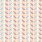 Seamless geometric patterns background leaves in pastel colors on a beige background. Abstract leaf texture