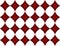 Seamless geometric red and black stripes on white background. quadrilateral pattern ornament vector. Decoration fabric.