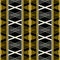 Seamless geometric retro pattern in yellow, black, dusty white c