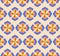 Seamless geometric symmetry 3d abstract pattern