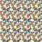 Seamless geometry abstract pattern with curved triangle elements