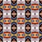 Seamless geometry vintage pattern, ethnic style