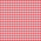 Seamless Gingham Background, Red