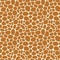 Seamless Giraffe Pattern Skin Texture, Safari Style