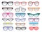 Seamless glasses pattern