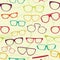 Seamless glasses pattern