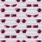 Seamless glasses pattern in vintage style.