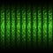 Seamless Glowing Pattern of Green Wave Lines for App, Program, W