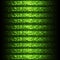 Seamless Glowing Pattern of Vertical Light Green Wave Lines for